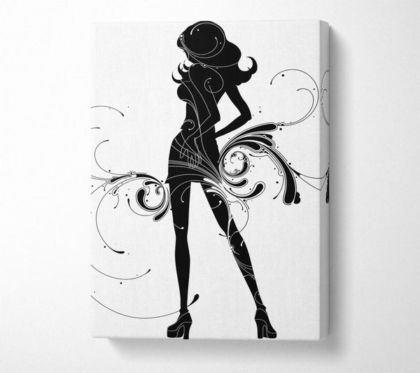  A Canvas Print of The Aura Of A Woman Canvas Print