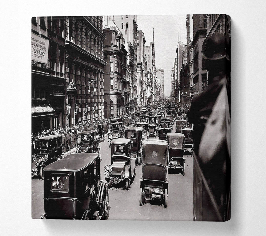  A Canvas Print of New York City Retro Canvas Print