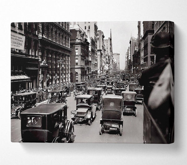  A Canvas Print of New York City Retro Canvas Print