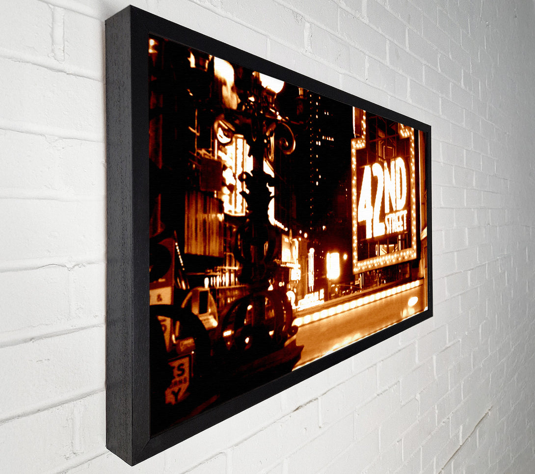  A Canvas Print of New York City 42Nd Street Canvas Print