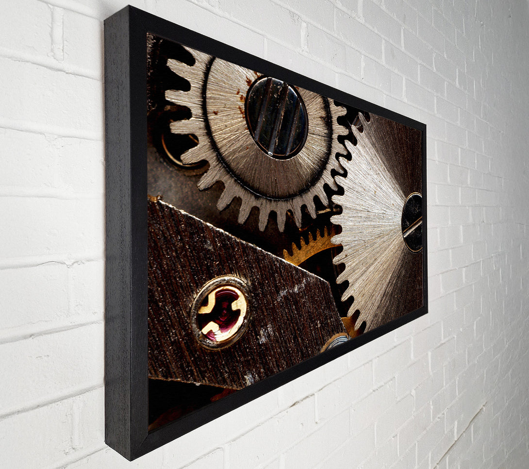  A Canvas Print of Cogs Of Time Canvas Wall Art