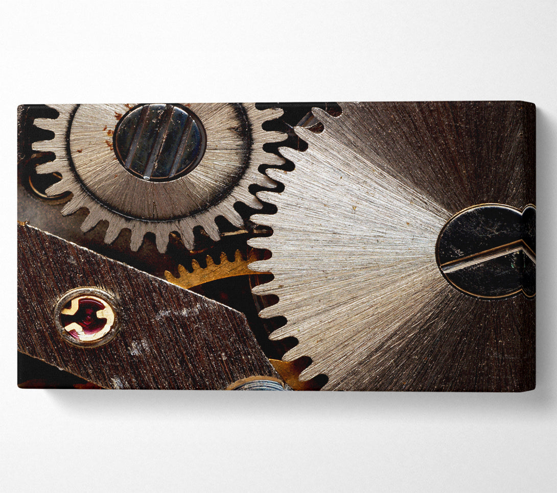  A Canvas Print of Cogs Of Time Canvas Wall Art