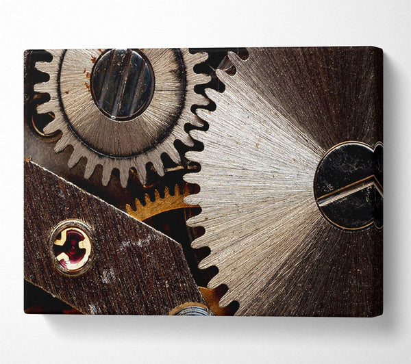  A Canvas Print of Cogs Of Time Canvas Wall Art