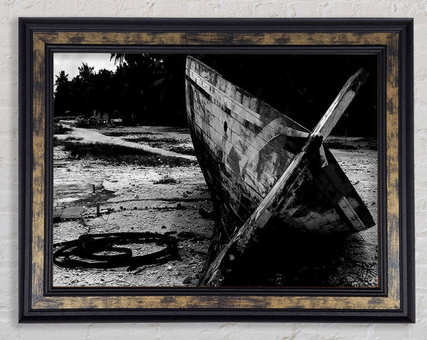 Wrecked Framed Print