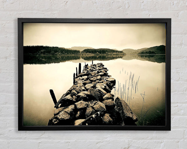 Rock Dock Framed Print