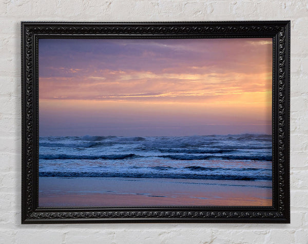 Morning Waves Framed Print
