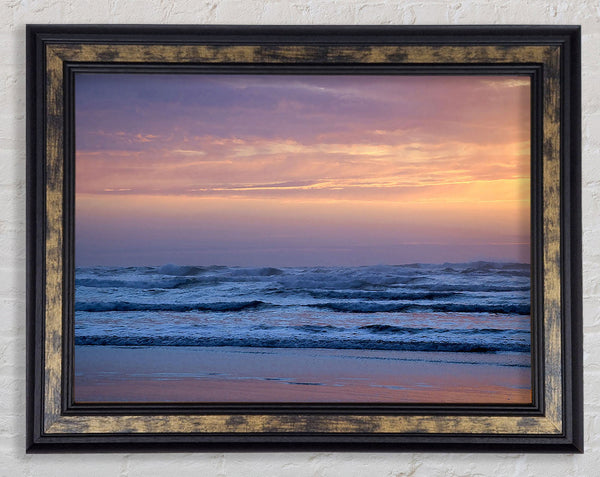 Morning Waves Framed Print