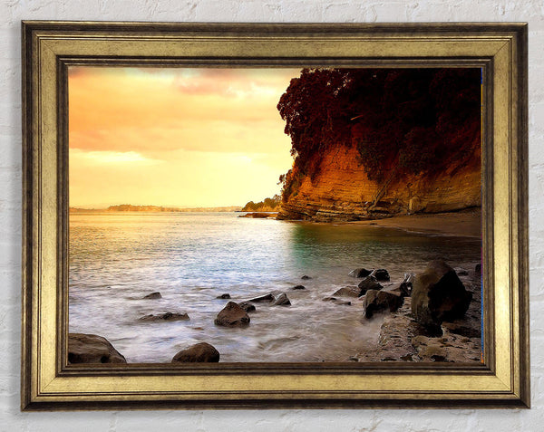Beach Stairs To Heaven Framed Print