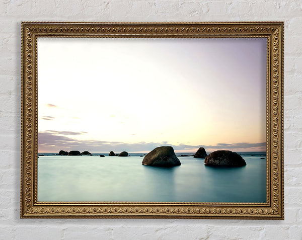 Beach Serenity Framed Print