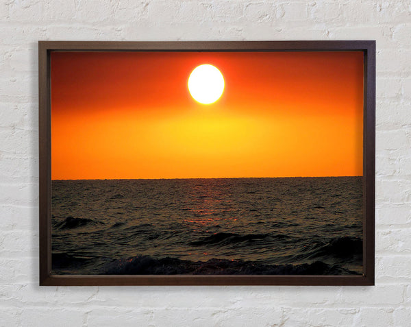 Caspian Sea Framed Print