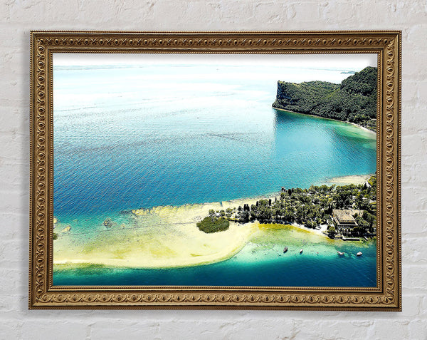 Garda Lake Italy Framed Print