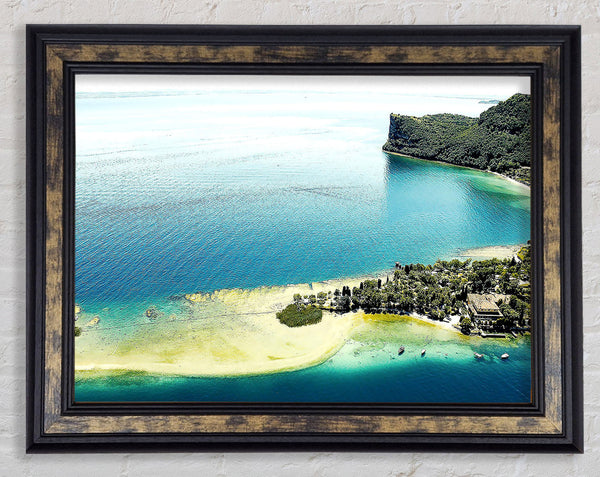 Garda Lake Italy Framed Print