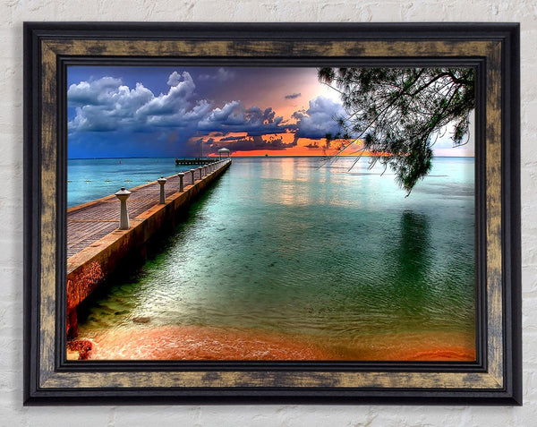 Romantic Place For Love Framed Print