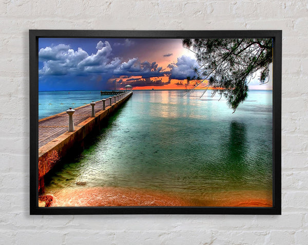 Romantic Place For Love Framed Print