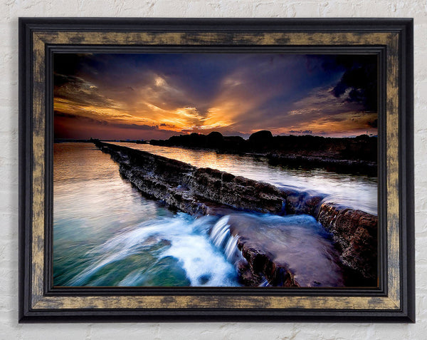 Taiwan Sunrise Framed Print