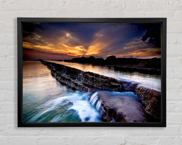 Taiwan Sunrise Framed Print