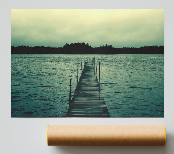 Long Green Jetty Poster