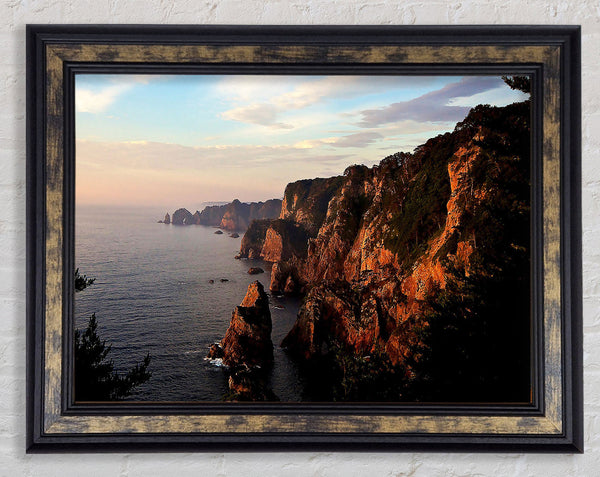 The Edge Of Heaven Framed Print