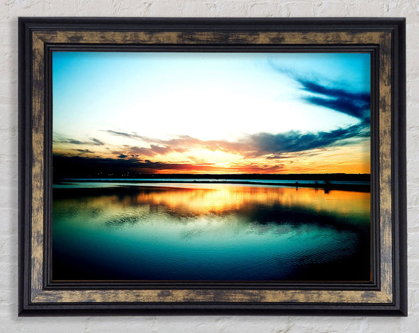 Sky Reflection Framed Print