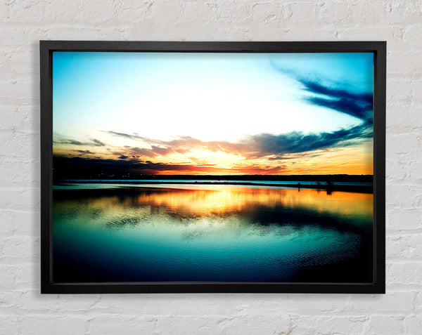 Sky Reflection Framed Print