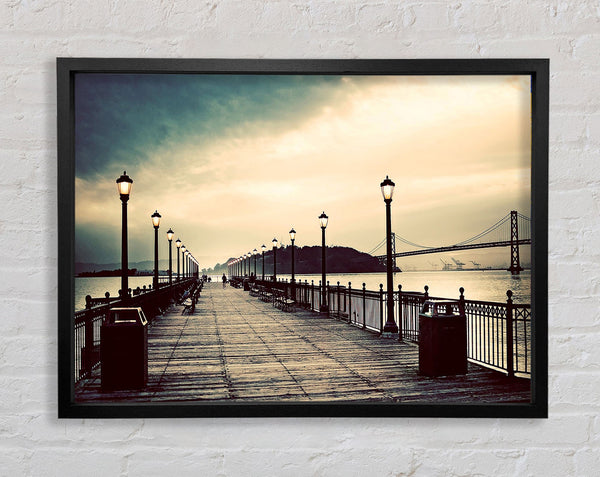 Promenade Storms Framed Print