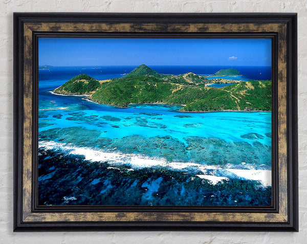 Union Island Lesser Antilles Framed Print