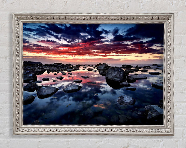 Cape Arkona Germany Framed Print