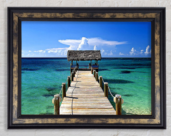 New Providence Island Bahamas Framed Print