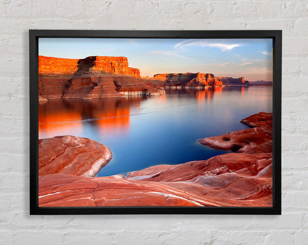 Padre Bay Lake Powell Utah Framed Print