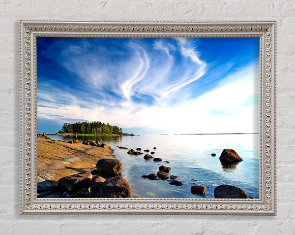 Island Of Rakin Kotka Framed Print
