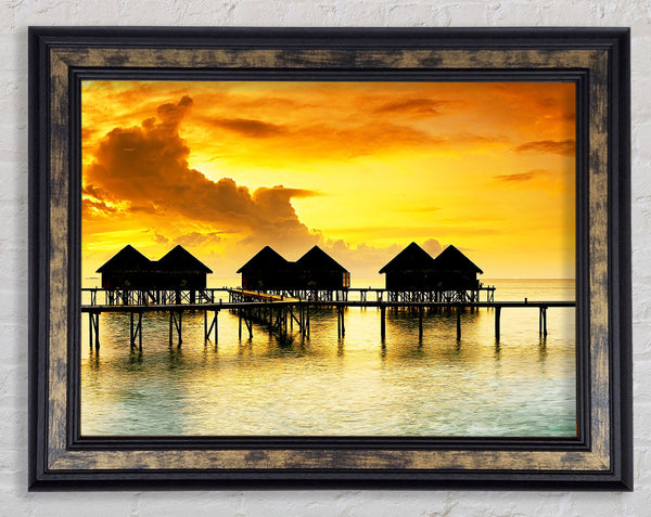 The Retreat For Lovers Framed Print