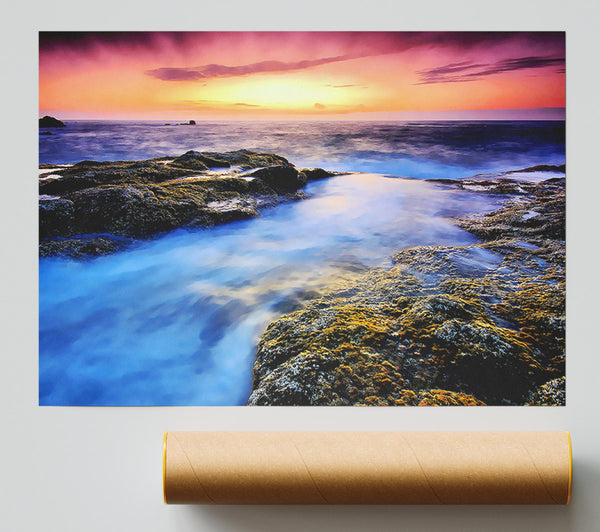 The Movement Of The Ocean Poster
