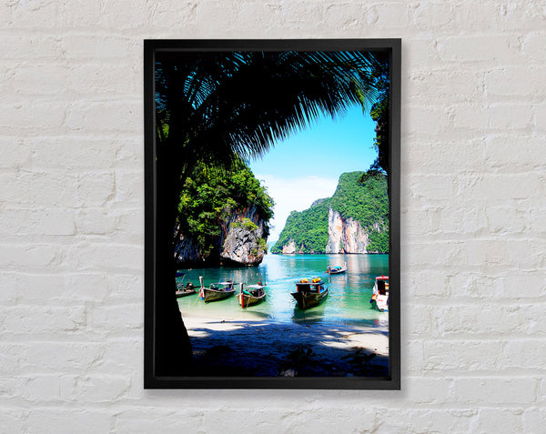 Secret Paradise Framed Print