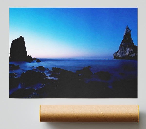 Tranquil Ocean Blue Giclee Print