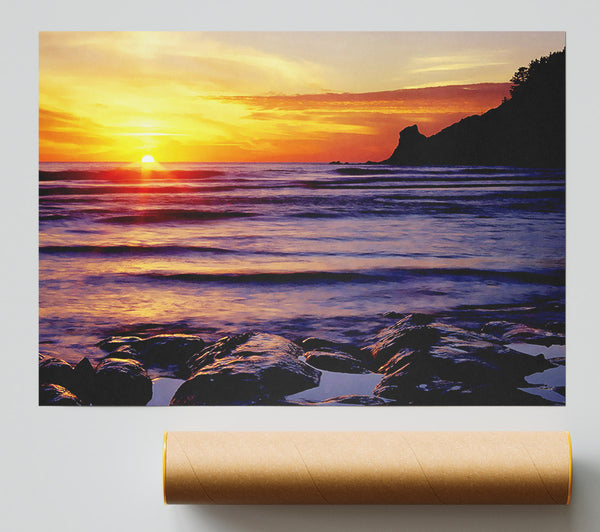 The Last Glimmer Of Sun Giclee Print