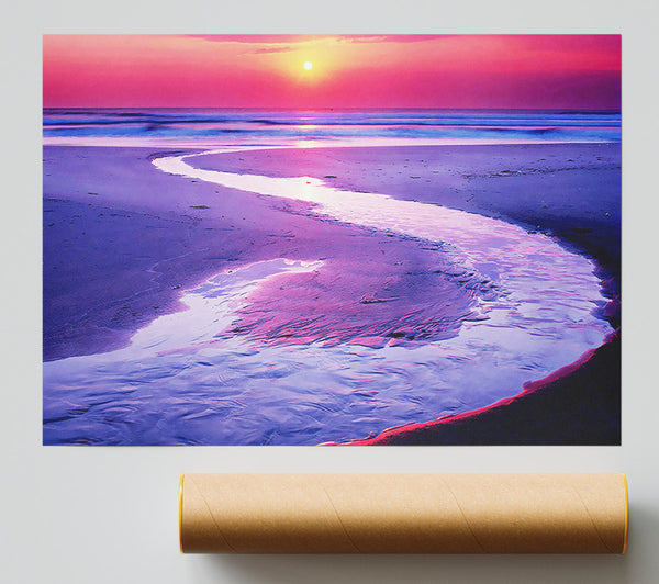 Shoreline Path Poster