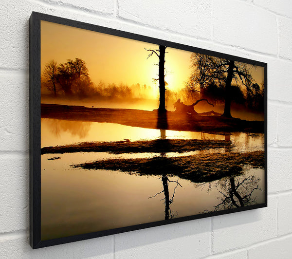 Golden Lake Sunset