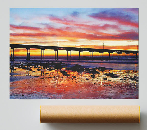 Piers First Light Giclee Print