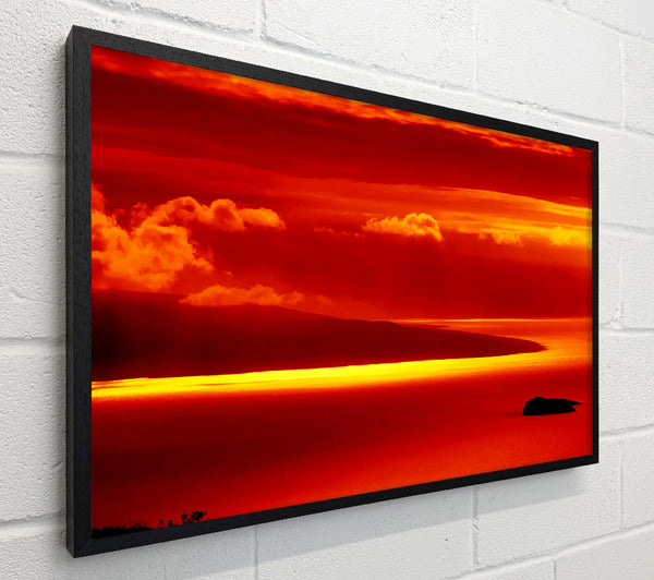 Orange Ocean Glow