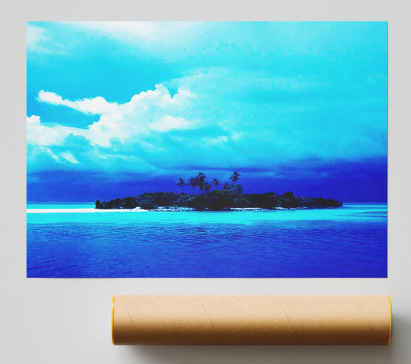 Just Turquoise Print