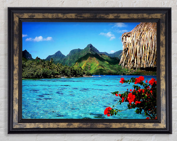 Paradise Island Bay Framed Print