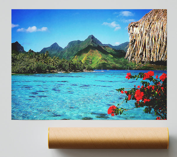 Paradise Island Bay Giclee Print
