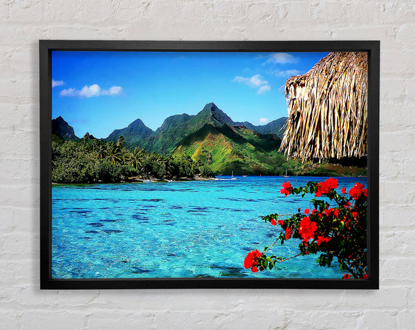 Paradise Island Bay Framed Print