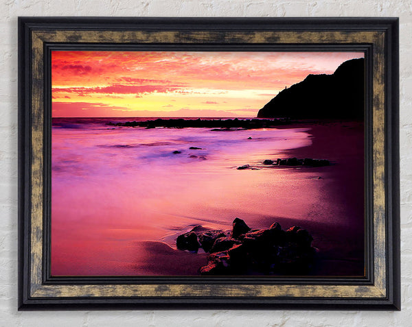 The Rainbow Ocean Framed Print
