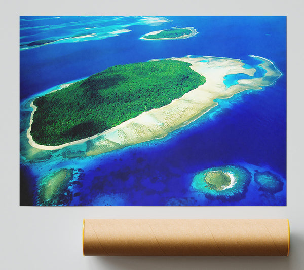 Paradise Islands Giclee Print