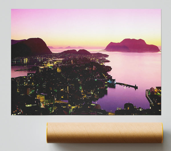 Lilac City Ocean Giclee Print
