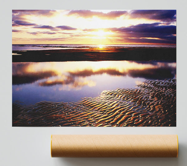 Sand Patterns Giclee Print