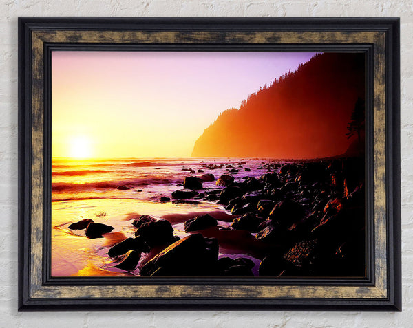The Throth Of The Ocean Framed Print