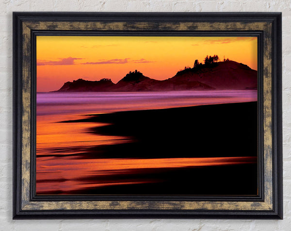 Peach Delight Framed Print