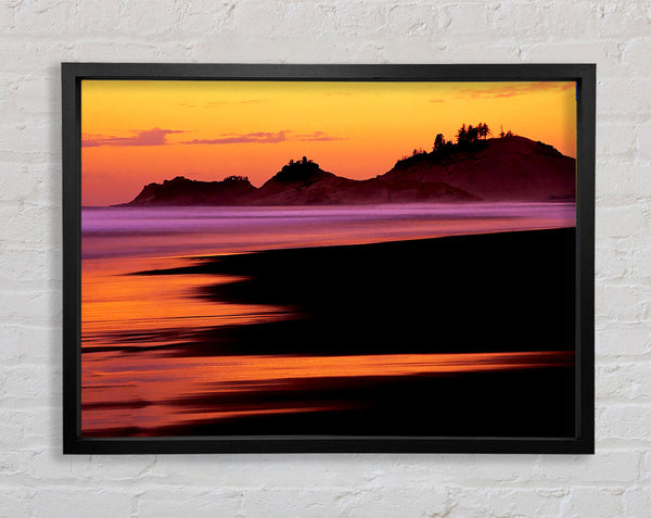 Peach Delight Framed Print